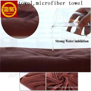 Hauptmikrofasertuch für Haar / Küche / Hand / Gesicht / Bad / Strand / Auto sauberes aliexpress microfiber Tuch